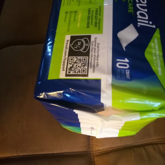 Prevail Total Care Large Absorbant Underpads Pink - Picture 2 of 3